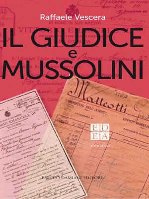cover image of Il giudice e Mussolini